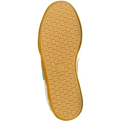 Baskets en cuir blanc et bleu Veja - Taille 44 - Homme - Publicité Baskets en cuir blanc et bleu Veja - Taille 44 - Homme - Publicité