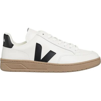Sneakery z Skóry VEJA V-12 - Czarny i Biały - Sneakers Sneakery z Skóry VEJA V-12 - Czarny i Biały - Sneakers