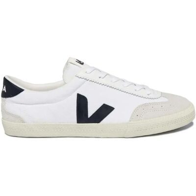 Veja Weiße & Schwarze Volley Canvas Sneaker - Größe: EUR 40 - Damen Veja Weiße & Schwarze Volley Canvas Sneaker - Größe: EUR 40 - Damen