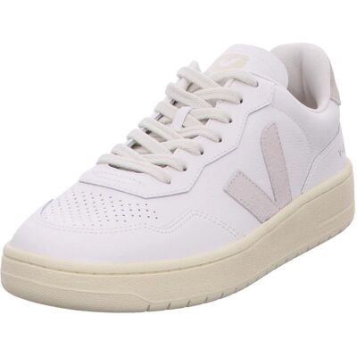 Veja V-90 Leather Men's White/Natural Trainers - Sneaker Veja V-90 Leather Men's White/Natural Trainers - Sneaker