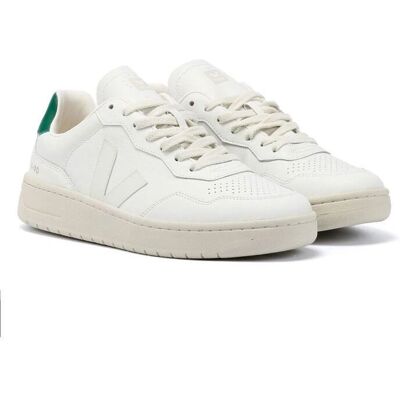 Veja V-90 Weiße/Grüne Leder Turnschuhe - Sneaker Veja V-90 Weiße/Grüne Leder Turnschuhe - Sneaker