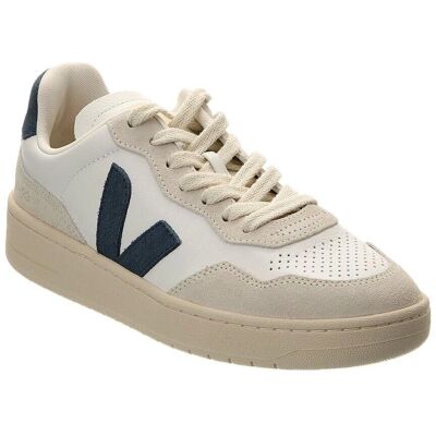 Baskets V-90 Veja Blanc Gris - Baskets - Publicité Baskets V-90 Veja Blanc Gris - Baskets - Publicité