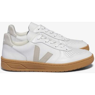 Αθλητικά Veja V-10 Leather λευκά - Παπούτσια Αθλητικά Veja V-10 Leather λευκά - Παπούτσια