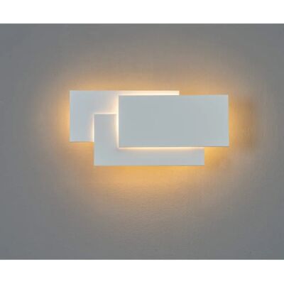 KOSILUM - Trio - Aluminium blanc - 12W 1350lm - Applique murale - Publicité KOSILUM - Trio - Aluminium blanc - 12W 1350lm - Applique murale - Publicité