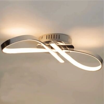 Kosilum Argent/Chrom Infini Plafond - Luminaire de plafond - Publicité Kosilum Argent/Chrom Infini Plafond - Luminaire de plafond - Publicité