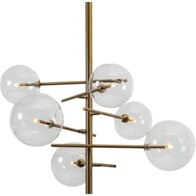 Suspension Kosilum Or – Métal, 70/97cm, Style Moderne - Publicité Suspension Kosilum Or – Métal, 70/97cm, Style Moderne - Publicité