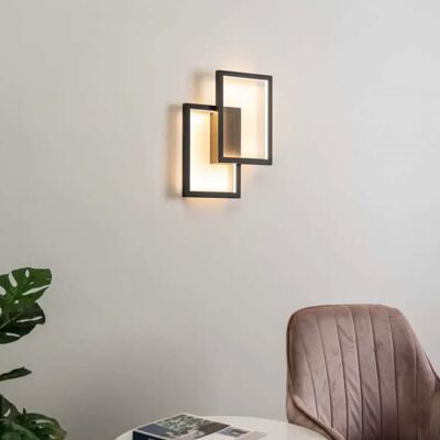 Applique Kosilum - Style Art Déco, LEDs Intégrés, 28W - Applique Murale - Publicité Applique Kosilum - Style Art Déco, LEDs Intégrés, 28W - Applique Murale - Publicité