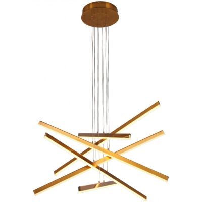Kosilum Gold Messing Hängeleuchte - Hohe Decken Kosilum Gold Messing Hängeleuchte - Hohe Decken
