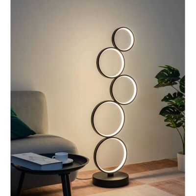 KOSILUM - Newton - Schwarz - LED fünf Kreise - Lamp KOSILUM - Newton - Schwarz - LED fünf Kreise - Lamp