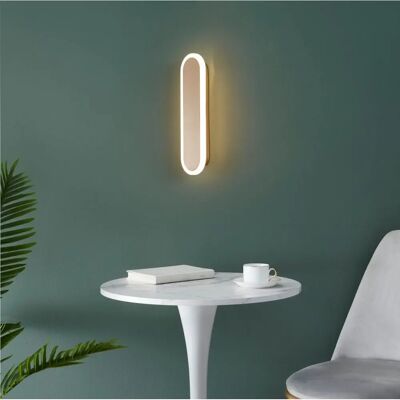 Kosilum Lámpara de Pared Dorada - Metal Aluminio 8cm Kosilum Lámpara de Pared Dorada - Metal Aluminio 8cm