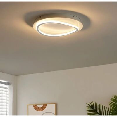 Lámpara de techo Kosilum - Redonda 42cm LED blanco cálido - Moderno Lámpara de techo Kosilum - Redonda 42cm LED blanco cálido - Moderno