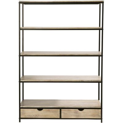 Estantería industrial de Maisons du Monde con 2 cajones - Estilo urbano moderno Estantería industrial de Maisons du Monde con 2 cajones - Estilo urbano moderno