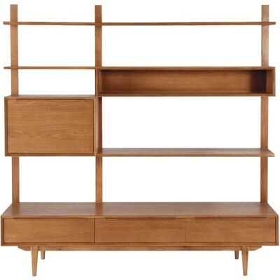 Maisons du Monde Porta TV vintage con 3 cassetti Maisons du Monde Porta TV vintage con 3 cassetti