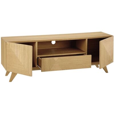 Meuble TV vintage Maisons du Monde - 150x53x40cm - 2 portes, 1 tiroir - Publicité Meuble TV vintage Maisons du Monde - 150x53x40cm - 2 portes, 1 tiroir - Publicité