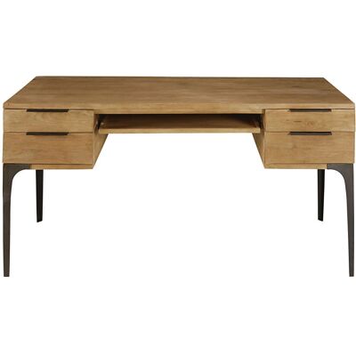 Bureau industriel en mango et acacia de Maisons du Monde - Bureau - Publicité Bureau industriel en mango et acacia de Maisons du Monde - Bureau - Publicité