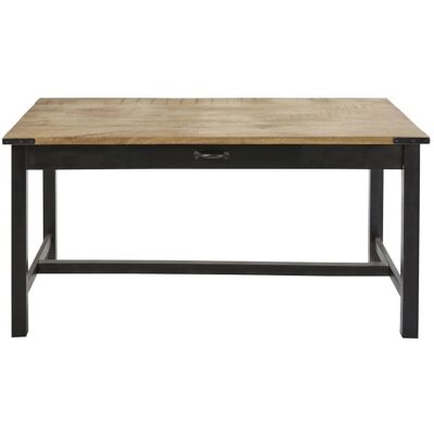 Maisons du Monde Table à manger en mango et métal - 6/8 places - Publicité Maisons du Monde Table à manger en mango et métal - 6/8 places - Publicité