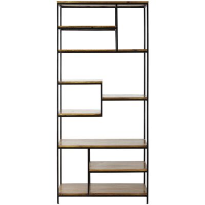 Étagère industrielle Maisons du Monde en bois de mango et métal - 85x193x35cm - Publicité Étagère industrielle Maisons du Monde en bois de mango et métal - 85x193x35cm - Publicité