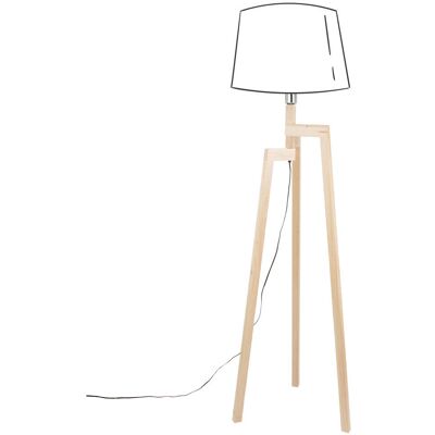 Base para pie de lámpara de madera de hevea clara de Maisons du Monde - Floor Lamp Base Base para pie de lámpara de madera de hevea clara de Maisons du Monde - Floor Lamp Base