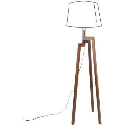 Maisons du Monde Lampada da terra in legno scuro - Lampada da terra Maisons du Monde Lampada da terra in legno scuro - Lampada da terra