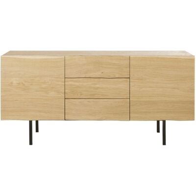 Buffet en chêne avec 2 portes et 3 tiroirs - Maisons du Monde - Publicité Buffet en chêne avec 2 portes et 3 tiroirs - Maisons du Monde - Publicité