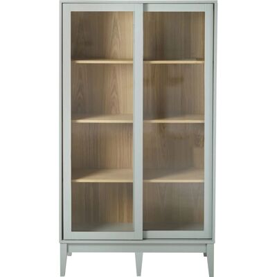 Maisons du Monde ILLA Vitrina vintage con 2 puertas de cristal - Vitrina Maisons du Monde ILLA Vitrina vintage con 2 puertas de cristal - Vitrina