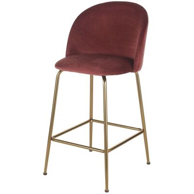 Maisons du Monde Chaise - Velours, Terracotta, GINETTE - Île de Cuisine - Publicité Maisons du Monde Chaise - Velours, Terracotta, GINETTE - Île de Cuisine - Publicité
