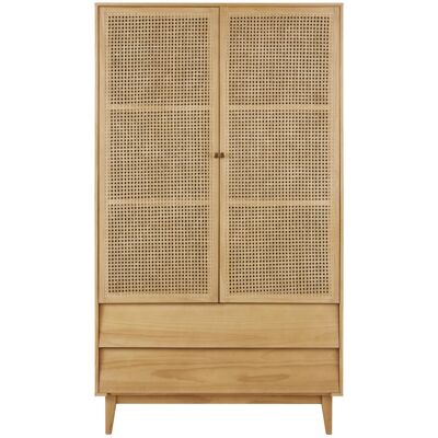 Armoire Maisons du Monde - SUZELLE - Vintage Rotin - 105x190x55cm - Publicité Armoire Maisons du Monde - SUZELLE - Vintage Rotin - 105x190x55cm - Publicité