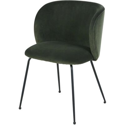 Maisons du Monde KATE Sedia in Velluto Verde - Sedia Maisons du Monde KATE Sedia in Velluto Verde - Sedia