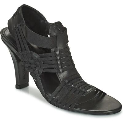 Kenzo GREEK HEELED SANDALS - Nero - Tacco 10cm - Sandali Kenzo GREEK HEELED SANDALS - Nero - Tacco 10cm - Sandali