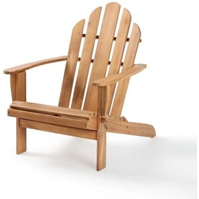 Silla reclinable de jardín CSTORE - Acacia FSC - Ajustable y plegable Silla reclinable de jardín CSTORE - Acacia FSC - Ajustable y plegable