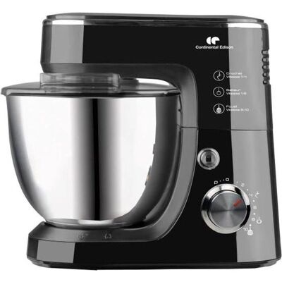 Continental Edison CERP800B - Robot Pâtissier 800 W - Noir Continental Edison CERP800B - Robot Pâtissier 800 W - Noir