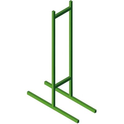TERRE JARDIN - Módulo de almacenamiento exterior para leña - Color Vert - Dimensions 97x100x24 cm - Storage module - Publicité TERRE JARDIN - Módulo de almacenamiento exterior para leña - Color Vert - Dimensions 97x100x24 cm - Storage module - Publicité