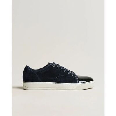 Lanvin Navy DBB1 Patent Captoe Sneakers - Mørk blå - US 11 Lanvin Navy DBB1 Patent Captoe Sneakers - Mørk blå - US 11