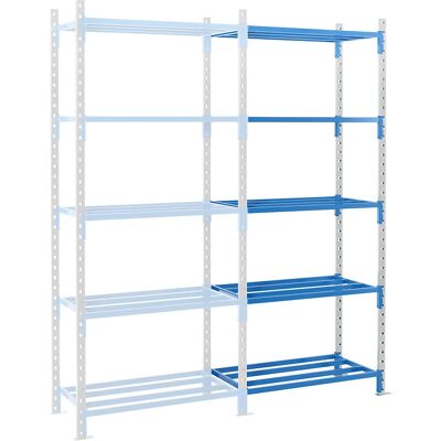 Estantería de Acero Kaiserkraft - Ajustable, Bicomponente, 2496mm Estantería de Acero Kaiserkraft - Ajustable, Bicomponente, 2496mm