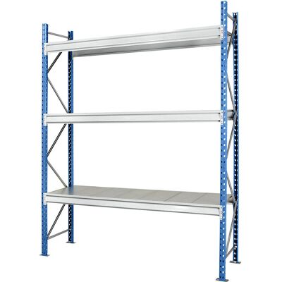 Estantería de acero pesada Kaiserkraft - Básica - 2496x2410x1000mm Estantería de acero pesada Kaiserkraft - Básica - 2496x2410x1000mm