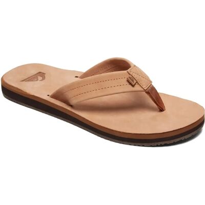 QUIKSILVER Erreka Beiges Leder Sommersandalen - Sandalen QUIKSILVER Erreka Beiges Leder Sommersandalen - Sandalen