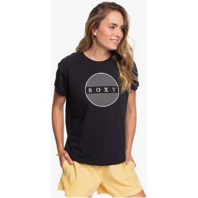 T-shirt en Jersey de Coton Noir XS ROXY - T-shirt T-shirt en Jersey de Coton Noir XS ROXY - T-shirt