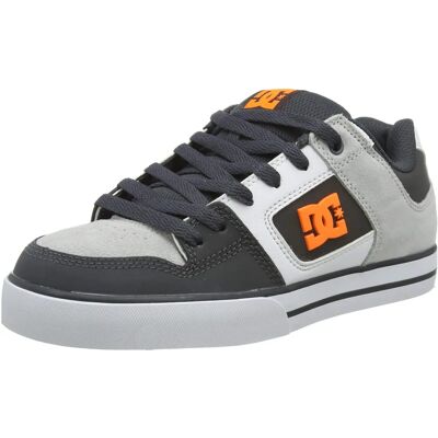 DC Shoes DC Pure - Gris/Orange Skate Shoes - Publicité DC Shoes DC Pure - Gris/Orange Skate Shoes - Publicité