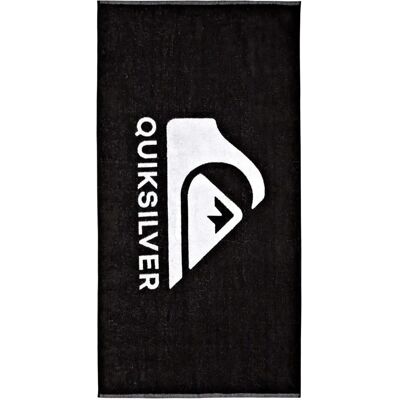 Quiksilver Salty Trims Strandtuch - Unisex - Schwarz Quiksilver Salty Trims Strandtuch - Unisex - Schwarz