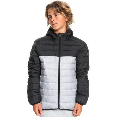 Veste Légère Matelassée Grise de Quiksilver pour Transition - Publicité Veste Légère Matelassée Grise de Quiksilver pour Transition - Publicité