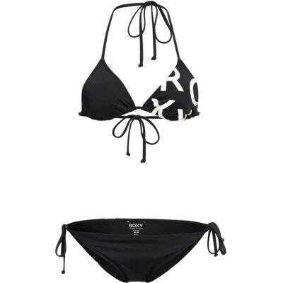 Roxy Beach Classics Tie Side Dreieck Bikini Set - anthrazit Roxy Beach Classics Tie Side Dreieck Bikini Set - anthrazit