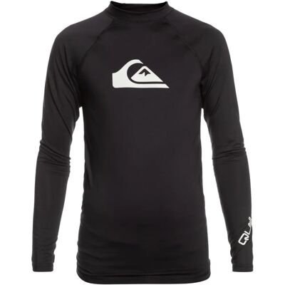 Quiksilver Garçons All Time Maillot Manches Longues UPF 50 - Rash Guard Quiksilver Garçons All Time Maillot Manches Longues UPF 50 - Rash Guard