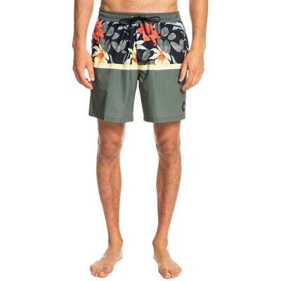 Short de bain Quiksilver Ocean Division 17'' - Vert - Coupe régulière - Publicité Short de bain Quiksilver Ocean Division 17'' - Vert - Coupe régulière - Publicité