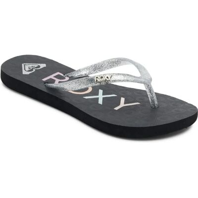 Roxy Mädchen Viva Sparkle Glitzer Sommerschuhe Flip Flops - Sandalen Roxy Mädchen Viva Sparkle Glitzer Sommerschuhe Flip Flops - Sandalen