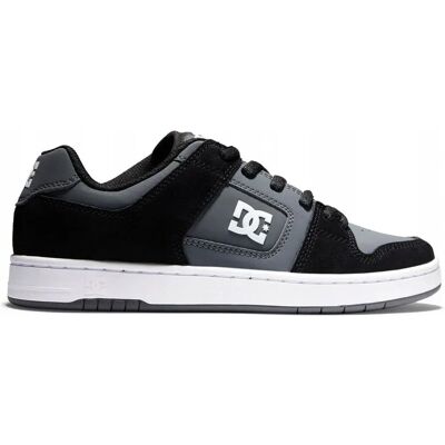 DC Shoes Manteca 4 Czarny/Szary nubuk skórzany but - buty do łyżwy DC Shoes Manteca 4 Czarny/Szary nubuk skórzany but - buty do łyżwy