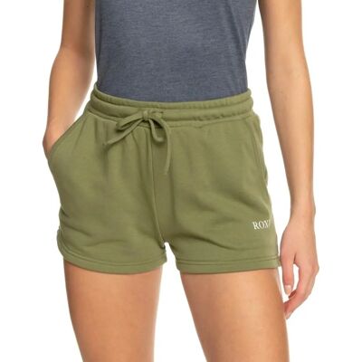 Roxy Surf Stoked Shorts - Baumwoll-Polyester-Frottee - Loden Grün Roxy Surf Stoked Shorts - Baumwoll-Polyester-Frottee - Loden Grün