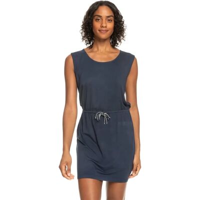 Roxy Surfs Up Rochie din Jersey albastră Roxy Surfs Up Rochie din Jersey albastră