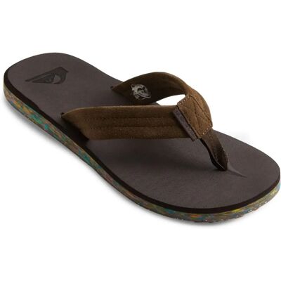 Quiksilver Carver Suede Sandalo riciclato marrone Quiksilver Carver Suede Sandalo riciclato marrone