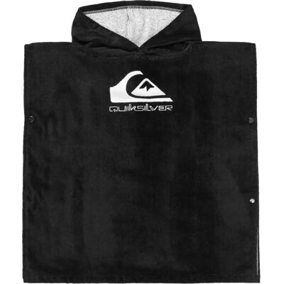 Quiksilver Hooded Surfing Hoodie Towel - Black - 2-7Y - Hooded Surf Poncho Quiksilver Hooded Surfing Hoodie Towel - Black - 2-7Y - Hooded Surf Poncho