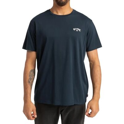 Billabong Arch Navy Cotton Short Sleeve T-Shirt Billabong Arch Navy Cotton Short Sleeve T-Shirt